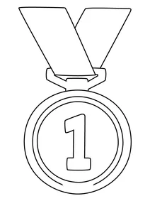 1-е місце медаль емодзі