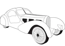1935 bugatti type 57s competition coupe aerolithe