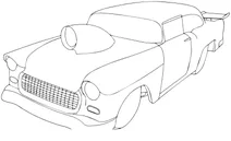 1955 chevy pro sportsman