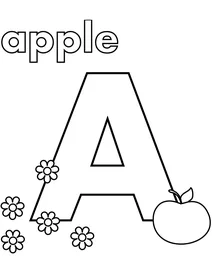 A — як яблуко