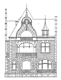 Adenauerallee 131, бонн: вуличний фасад, 1900