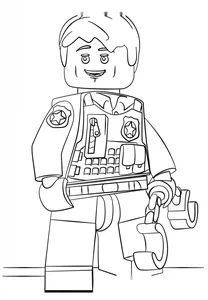 Агент поліції під прикриттям із серії lego police