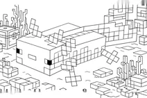 Аксолотль з minecraft