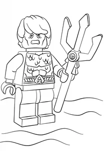 Аквамен із серії супер-герої lego