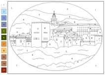 Альгамбра — розфарбуй за номерами