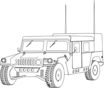 Американский армійский всюдихід humvee