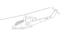 Американський бойовий вертоліт белл ah-1j «сі кобра
