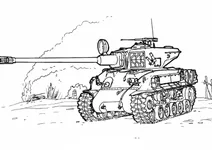 Американський танк m51-шерман