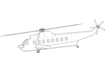 Американський транспортний вертоліт sikorsky s-61l