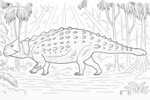 Анкілозавр (ankylosaurus magniventris)