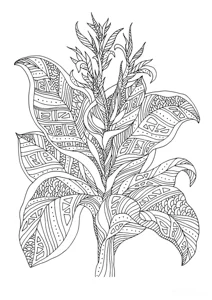 Art therapy Forest flower