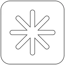 Астериск (8 променів)