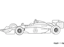 Авто lotus 2010 indу гонщика такуми сато