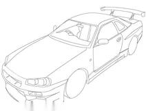 Авто nissan skyline r34