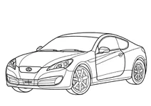 Автомобіль hyundai genesis coupe ( укр. хюндай генезіс купе )