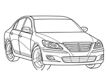 Автомобіль hyundai genesis ( укр. хюндай генезіс)