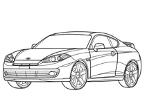Автомобіль hyundai tiburon coupe ( укр. хюндай тібурон купе)