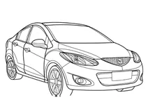 Автомобіль mazda 2 ( укр. мазда 2 седан)