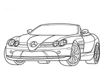 Автомобіль mercedes-benz slr mclaren ( укр. мерседес-бенц slr макларен )
