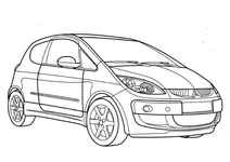 Автомобіль mitsubishi colt (укр. міцубіші кольт)