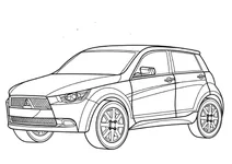 Автомобіль mitsubishi cx (укр. міцубіші cx)