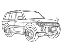 Автомобіль mitsubishi pajero (укр.міцубіші паджеро)