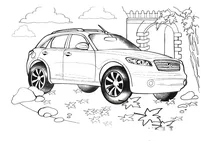 Автомобіль nissan infiniti fx (укр. ніссан інфініті fx)