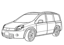 Автомобіль nissan lafesta minivan (укр. ніссан лафеста мінівен)