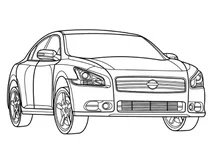Автомобіль nissan maxima (укр. ніссан максіма)