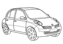 Автомобіль nissan micra (укр. ніссан мікра)