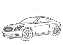 Автомобіль nissan skyline (укр. ніссан скайлайн)