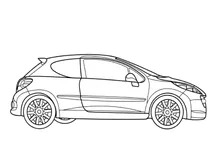 Автомобіль peugeot 207 rc (укр. пежо 207 rc)