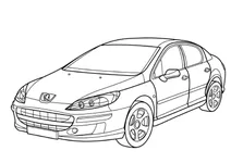 Автомобіль peugeot 407 (укр. пежо 407)