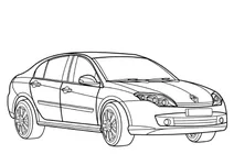 Автомобіль renault laguna (укр. рено лагуна)