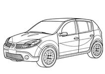 Автомобіль renault sandero (укр. рено сандеро)