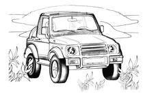 Автомобіль suzuki samurai (укр. сузукі самурай)
