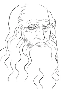 Автопортрет леонардо да вінчі