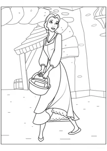 Belle with a basket