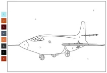 Bell x-1 — розфарбуй за номерами