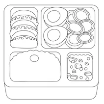 Bento box emoji