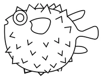 Blowfish emoji