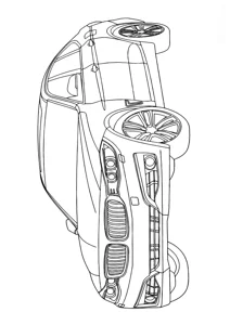 Розмальовки БМВ (BMW)