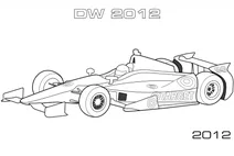 Болід dallara dw12 indy car