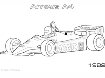 Болід формули-1 1982 arrows a4
