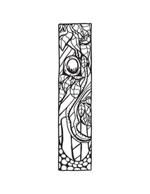 Буква i zentangle