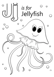 Буква j — медуза