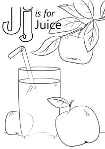 Буква j — сік
