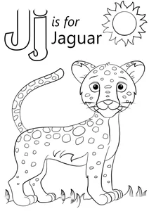 Буква j — ягуар