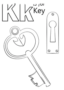 Буква k — ключ