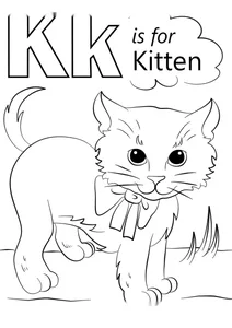 Буква k — кошеня
